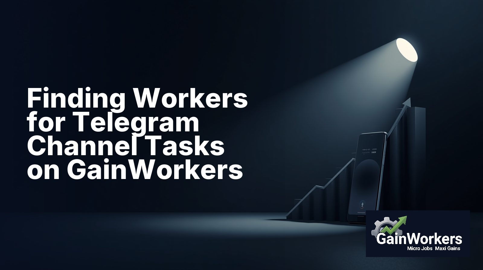 how to find workers for a Telegram channel task