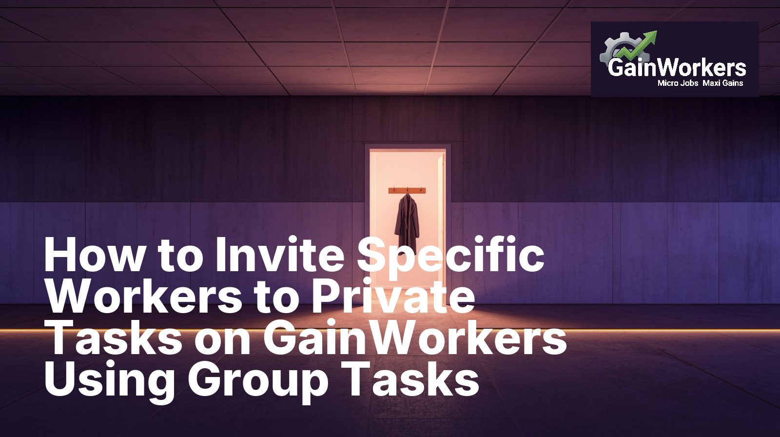 how to invite specific workers to a private task