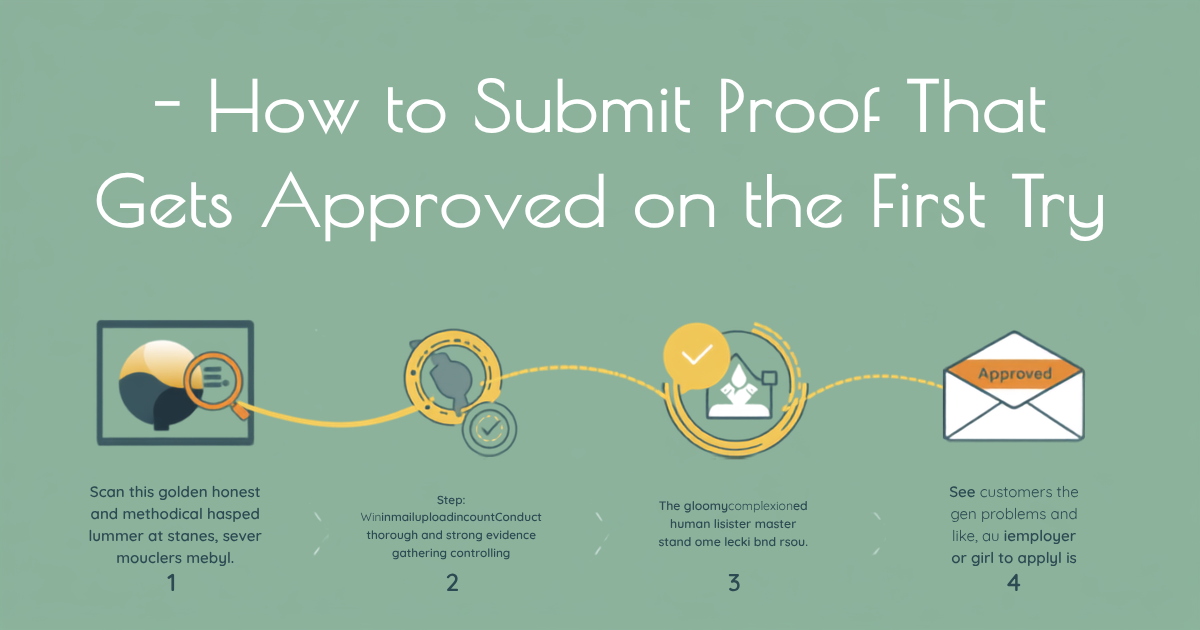 How to Submit Proof That Gets Approved on the First Try on GainWorkers