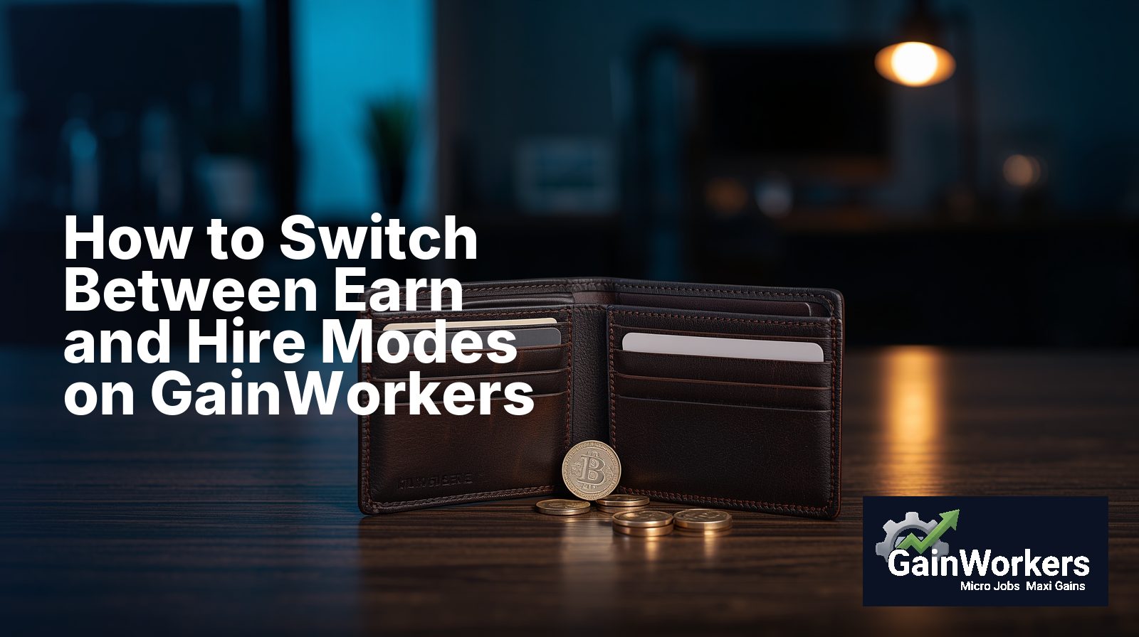 how to switch between earn mode and hire mode