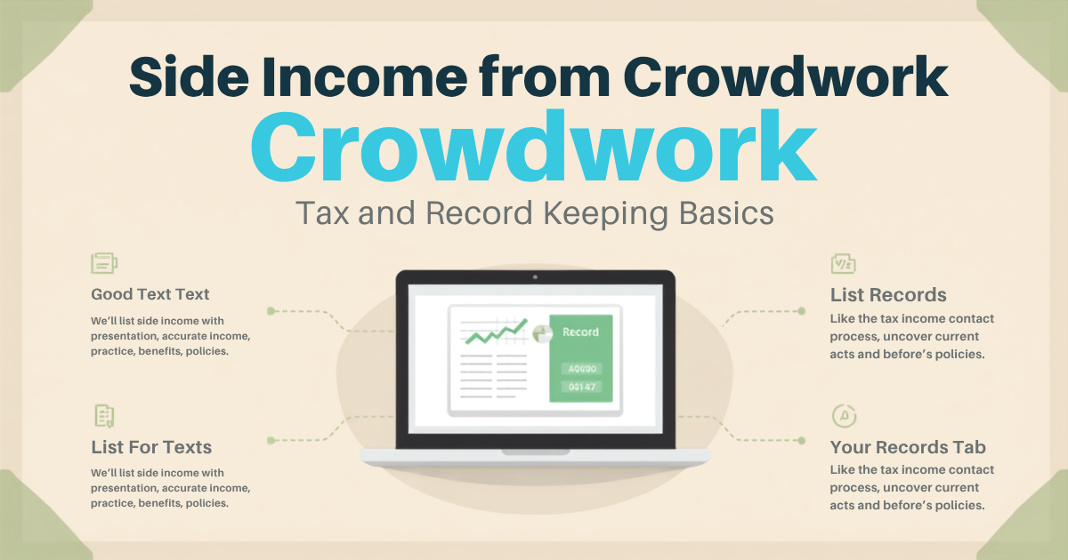 Side Income from Crowdwork: Tax and Record-Keeping Basics