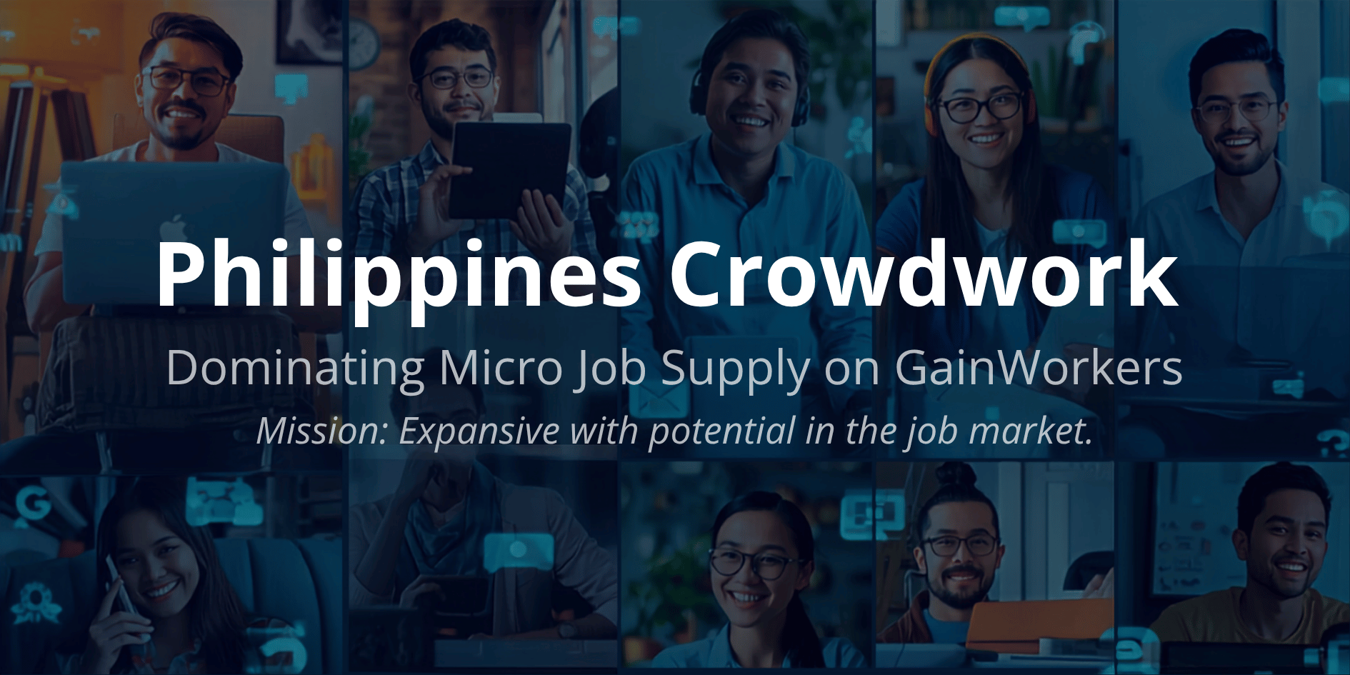 Philippines Crowdwork: Dominating Micro Job Supply on GainWorkers
