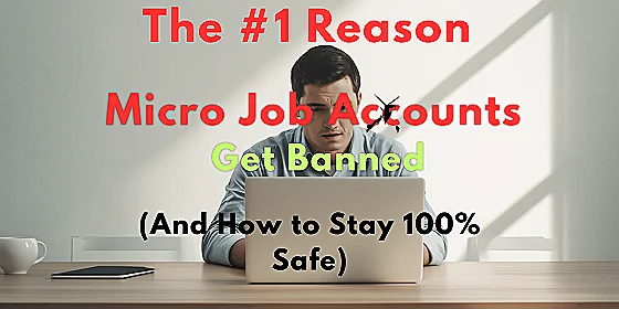 The #1 Reason Micro Job Accounts Get Banned (And How to Stay 100% Safe)